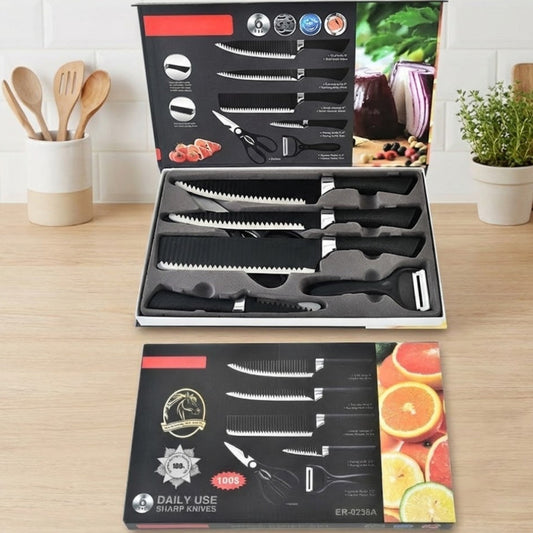 Setul Bucatarului de Cutite din Otel Inoxidabil